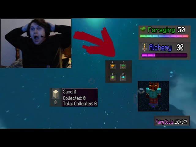 HOW DID I FIND AN EVEN WORSE PROFILE ON HYPIXEL SKYBLOCK | With Facecam