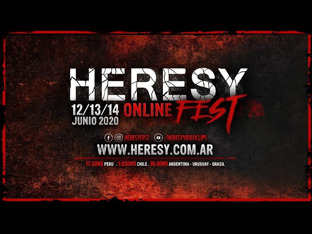 Heresy Fest Online 1era Edición - Dia 3