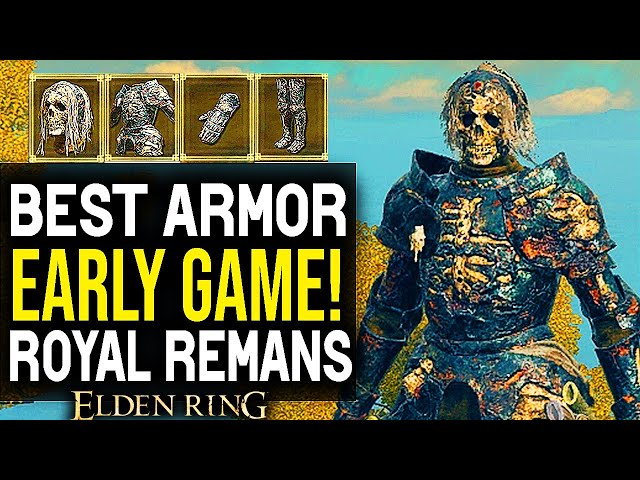 Elden Ring HOW TO GET THE BEST ARMOR *EARLY GAME* - Royal Remains Armor Set