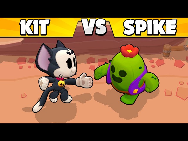 KIT vs SPIKE ⭐ Brawl Stars