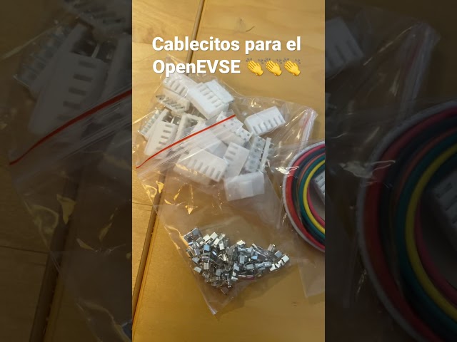 Cables para cambiar el contactor del OpenEVSE por un contactor con bobina de 220V! 👏👏👏