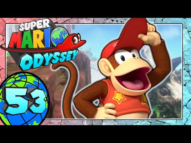 SUPER MARIO ODYSSEY Part 53: Diddy Kong in the Cascade Kingdom