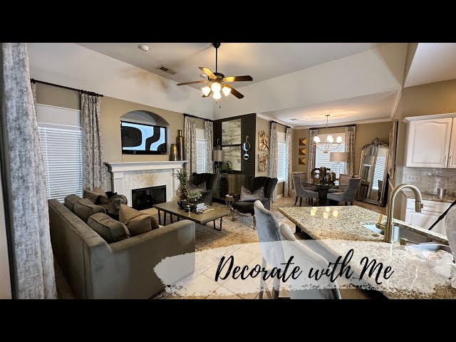 Decorate with Me Living Room Dining Nook |New Rug | New Year