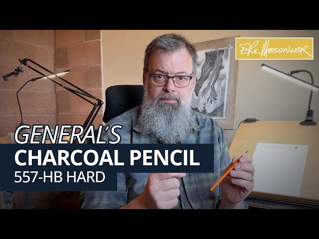 Generals Art HB Hard Charcoal Pencil Review. #art #drawing #arttutorial