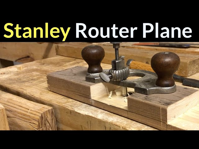 Stanley 71 1/2 Router Plane | Using a restored 100 year old tool #woodworking