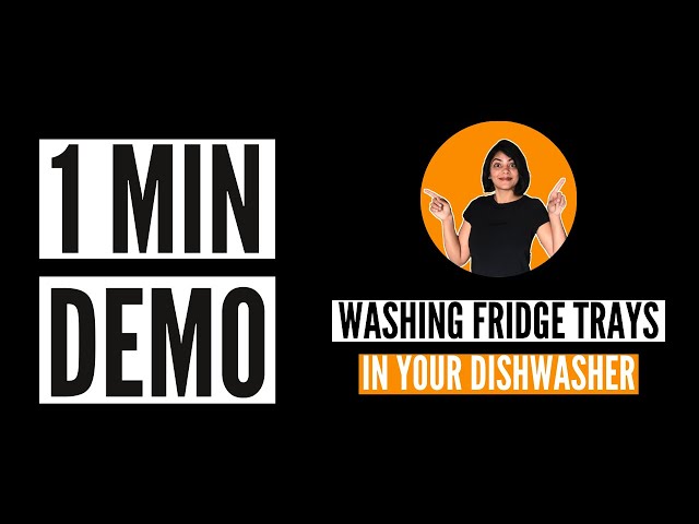 DEMO: How to wash your fridge tray in your dishwasher | Faber dishwasher demo