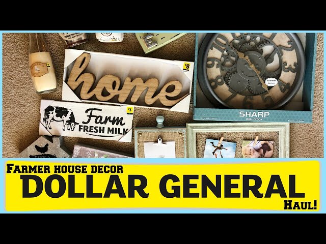 🌺 Increíble  Farmer House Decor Dollar General Haul🌹