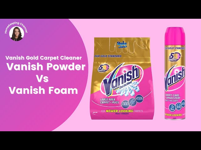 Vanish Powder Vs Vanish Foam: Honest Carpet Cleaning Review