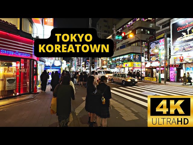 TOKYO, JAPAN 🇯🇵 [4K] SHIN-OKUBO — Tokyo's Koreatown — 1 HOUR Walking Tour