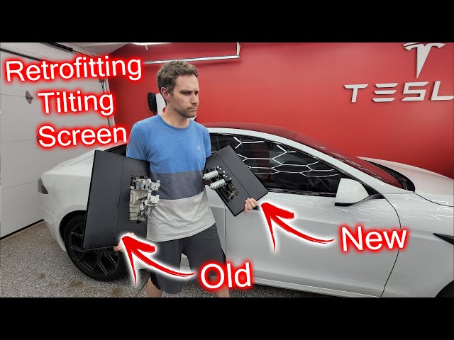Is it Possible to Retrofit the Tilting Screen?! Tesla Model S & X Refresh!