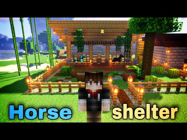 minecraft horse house 🏡 ! Minecraft Gameplay part#20