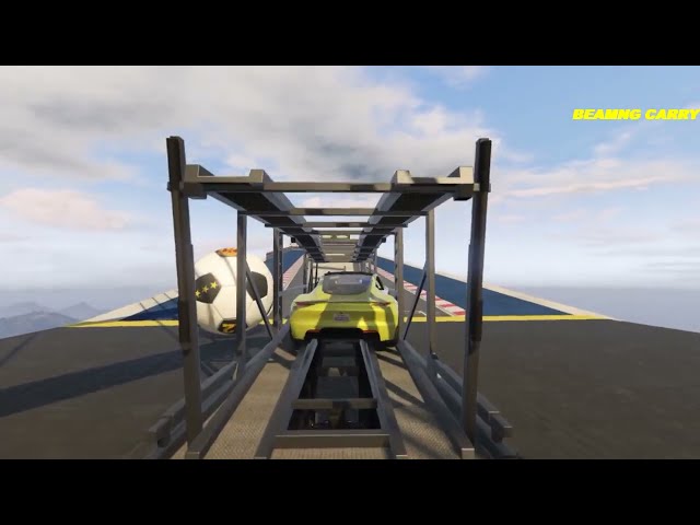 GTA V Epic New Stunt Race For Car Racing Challenge by Trevor and Shark #2