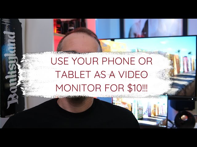 Turn your phone or tablet into an external camera monitor or recorder for under $10!