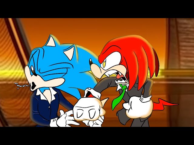 Will Smith slaps Chris Rock, but it's Knuckles and Sonic (Animation Parody)