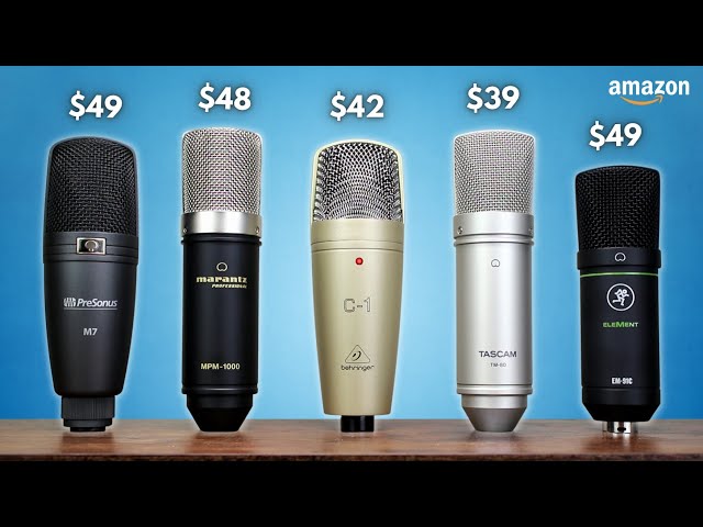 BEST MICROPHONES FOR VOCALS (Under $50 on Amazon)