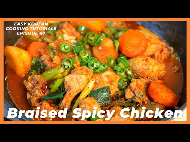 Mouth-watering Spicy Korean Braised Chicken | Dakbokkeumtang (닭볶음탕)😋😍