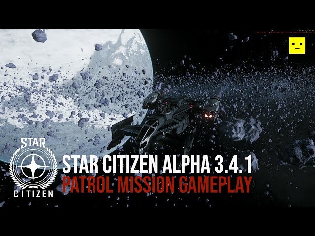 Star Citizen 3.4.1 | Patrol Mission & Turret Gameplay