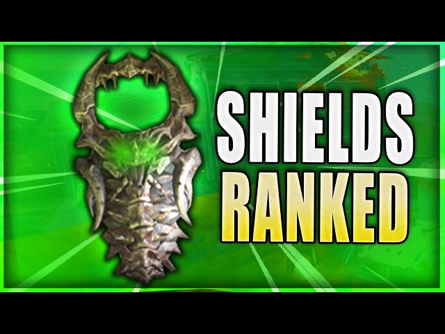 Every SHIELD RANKED in COD Zombies.