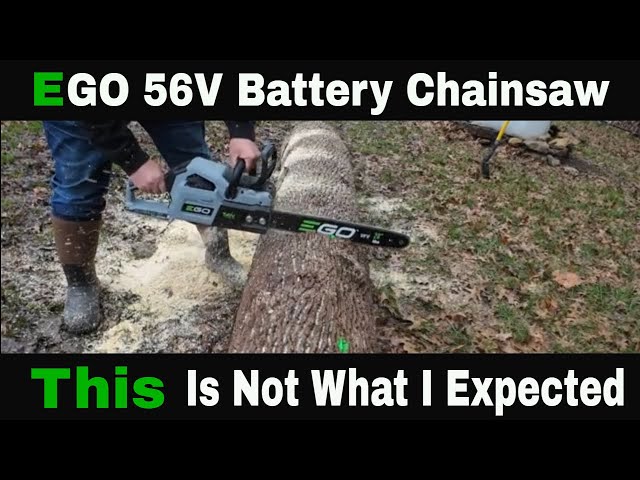 Unbeatable Performance: My Favorite Battery Chainsaw Ever - Ego 56v 20 Inch Chainsaw Review #365