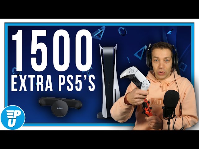 1500 nieuwe PS5's in NL en Dual Sense back button attachment!
