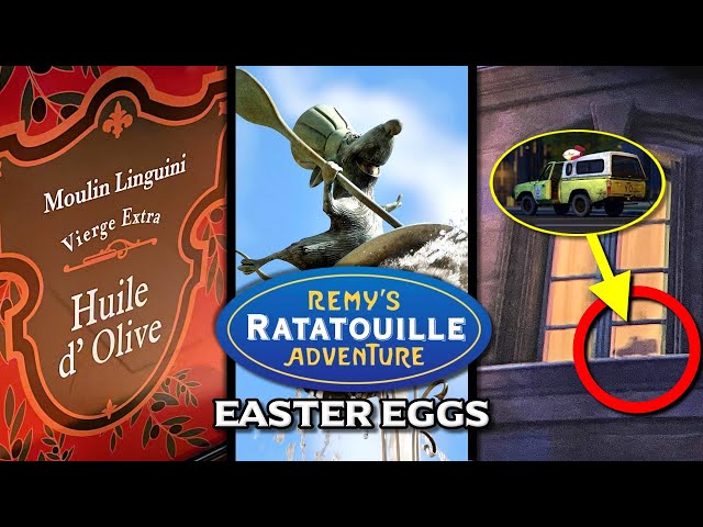 10 Easter Eggs at Remy's Ratatouille Adventure in EPCOT