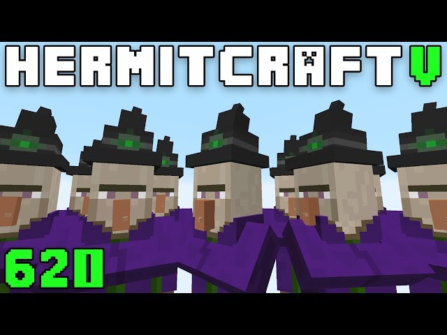Hermitcraft V 620 Witch Farm In Action!