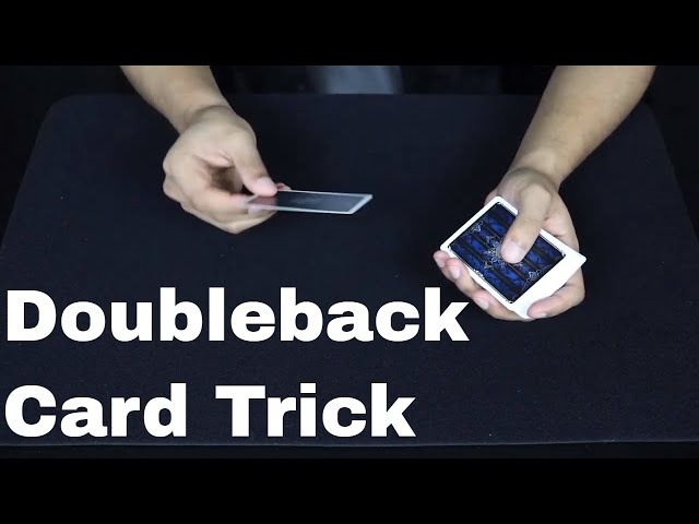 AMAZING Card Trick with a DOUBLE BACK Card!