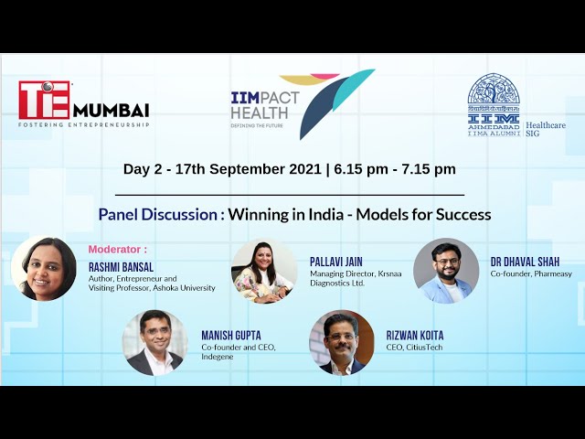 Winning in India - Models for Success | IIMpact Healthcare Summit