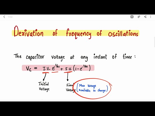 Astable Multivibrator - Frequency Derivation | OPAMP Astable Multivibrator Frequency of oscillations