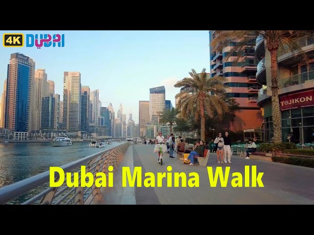 Dubai Marina Walk | Evening Walking Tour | April 2024