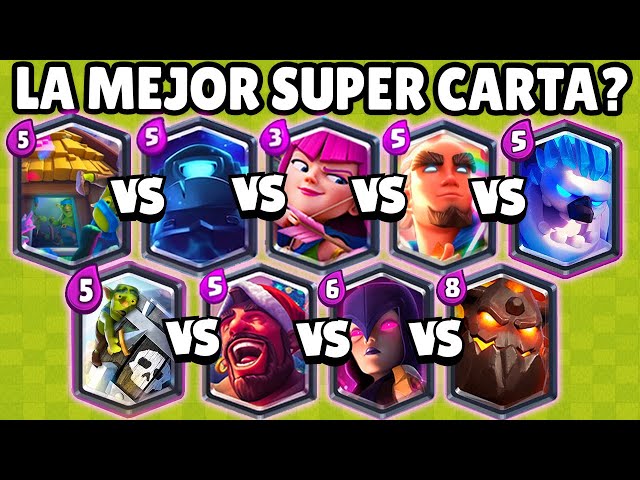 WHAT IS THE BEST SUPER CARD? | SUPER CARD CHALLENGE | clash royale