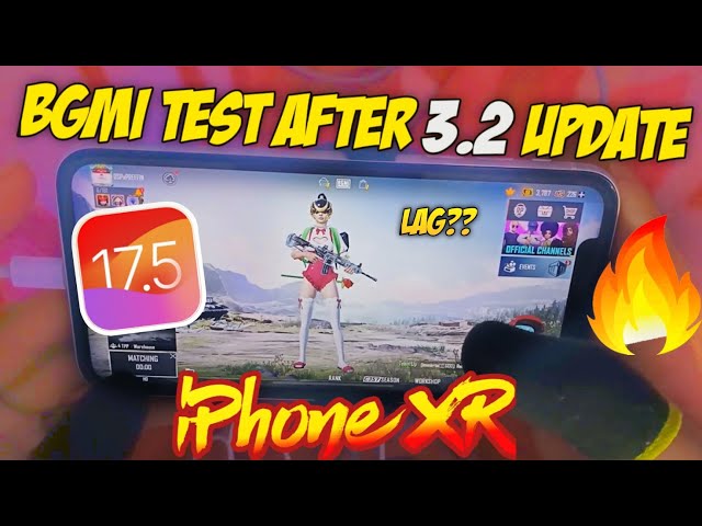 🔥iPhone XR & iPad 9 BGMI Test after NEW 3.2 Update | Lag? | Server issues?