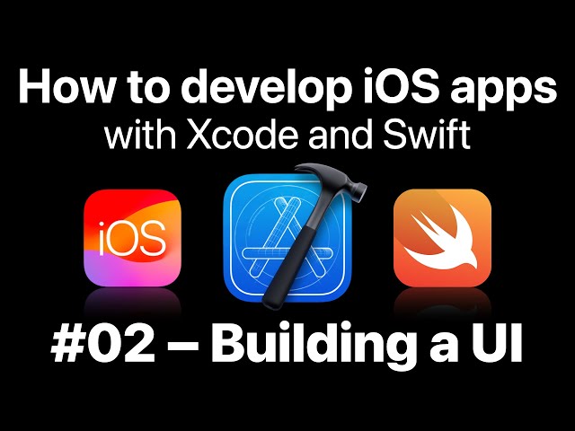 Learn how to develop iOS apps with Xcode and Swift – Building a UI 📱 (FREE beginner tutorial)
