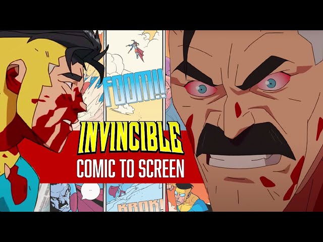 "Think, Mark!” Scene From Invincible | Comic to Screen Comparison | Prime Video