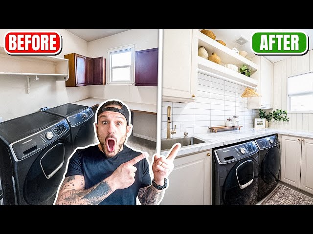 Completely Gutted Our Laundry Room