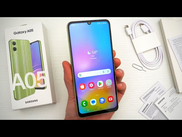 Samsung A05 Unboxing, Hands-On & First Impressions! (The Cheapest Phone)