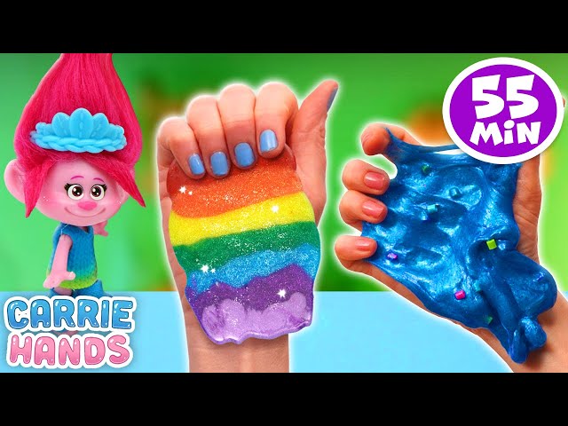 Magical Slime Crafts With Trolls, Bluey and Bingo, Disney Encanto & Red Mei  | Compilations For Kids