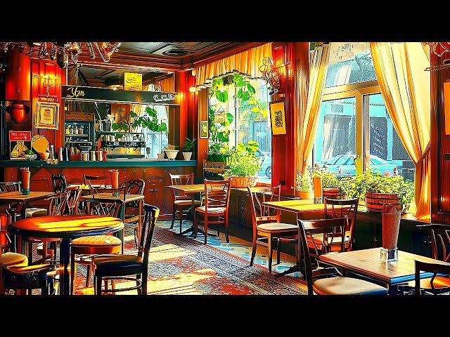 Morning Jazz Coffee Songs ☕  Relaxing Cafe Music for good mood ~ Morning Music Playlist