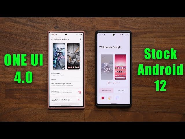 Samsung ONE UI 4.0 vs Stock Android 12 - Side by Side Detailed Comparison