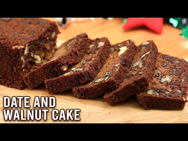 Dates Walnut Cake | How To Make Eggless Cake | Easy Cake Recipe | Christmas Special | Varun