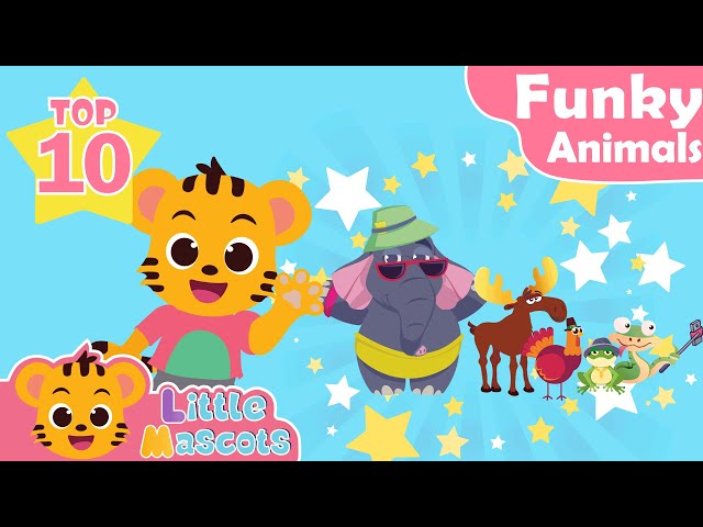 Funky Animals + Hands In The Air + more Little Mascots Nursery Rhymes & Kids Songs