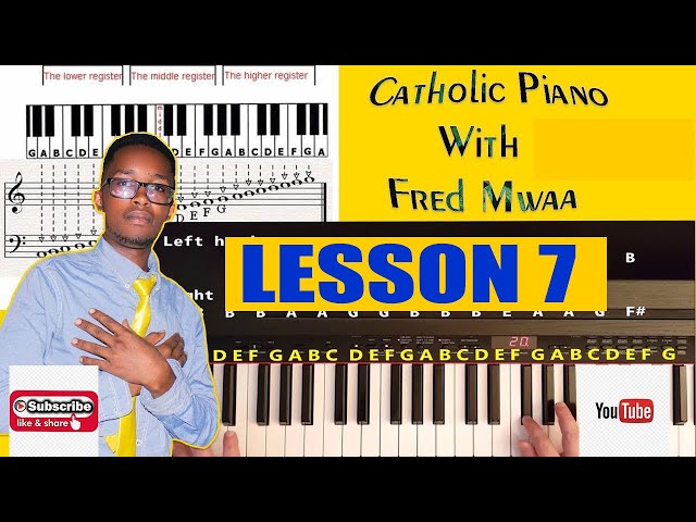 How to play Jina Maria #lesson7 Catholic song on piano keyboard