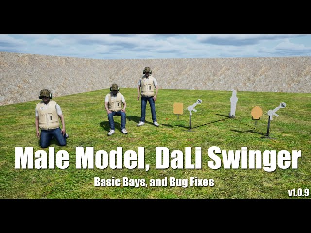 Practisim Designer Patch 1.0.9 - Male Model, DaLi Swinger, Basic Bays