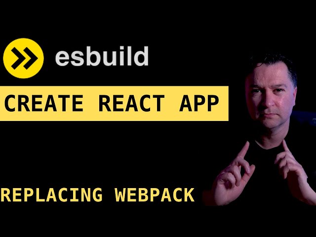 replace webpack with esbuild as your bundler with create react app