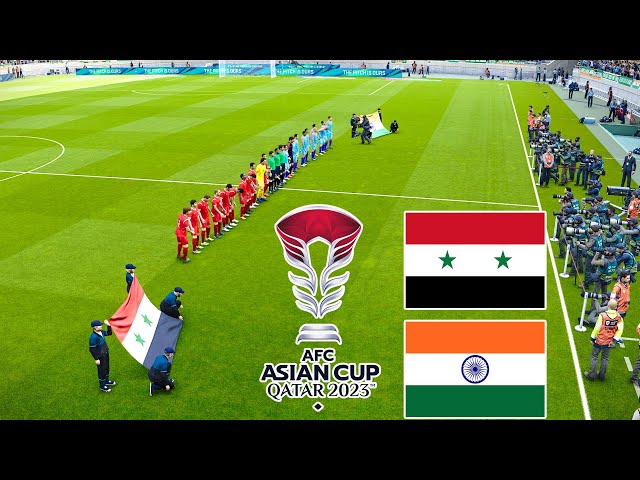 SYRIA v INDIA | Asian Cup 2024 Qatar | eFootball Pes