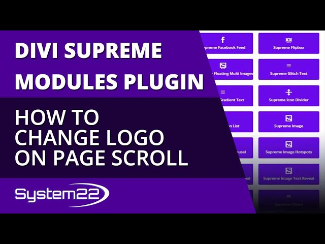 Divi Theme How To Change Logo On Page Scroll 👈
