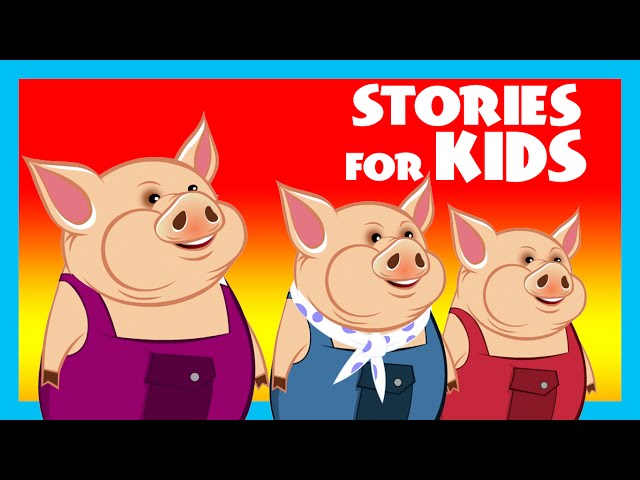 STORIES FOR KIDS - Three Little Pigs Story Compilation | Moral Stories By Kids Hut