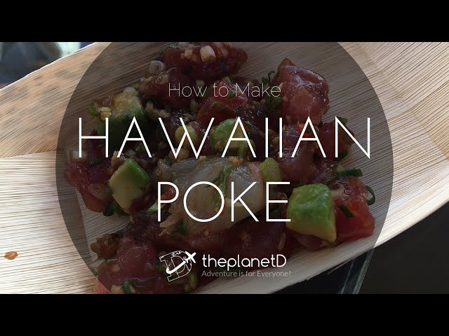 How to Make Hawaiian Poke | Travel Vlog