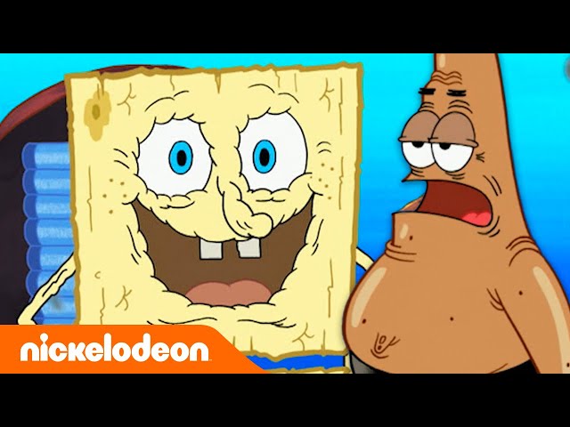 SpongeBob | SpongeBob i Patryk opalają się! | Nickelodeon Polska