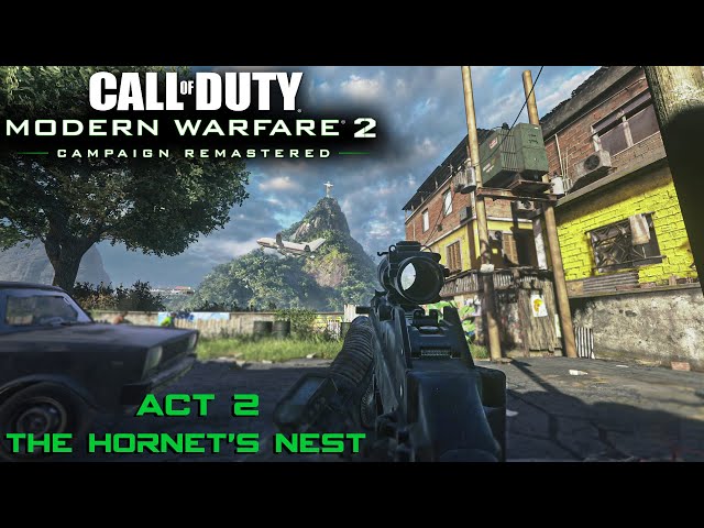 Call of Duty Modern Warfare 2 Remastered - ACT 2 - Mission 2 - The Hornet's Nest (PC Gameplay)